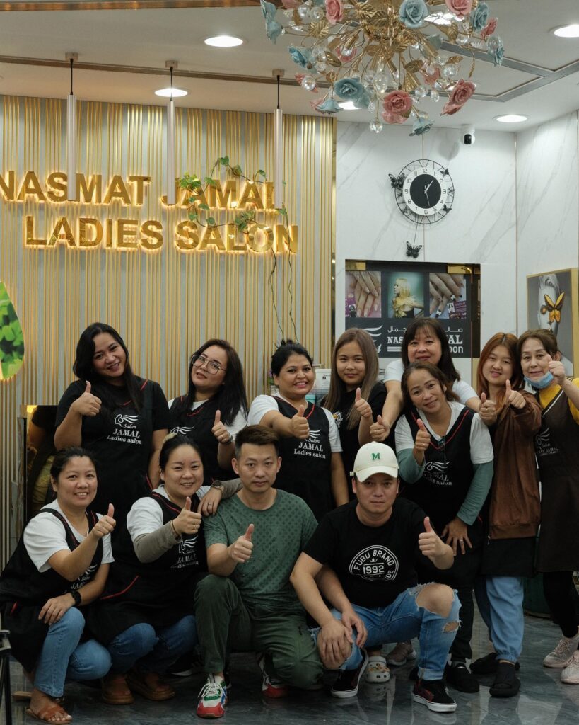 Professional Staff of Nasmat Jamal Beauty Salon in Karama Dubai